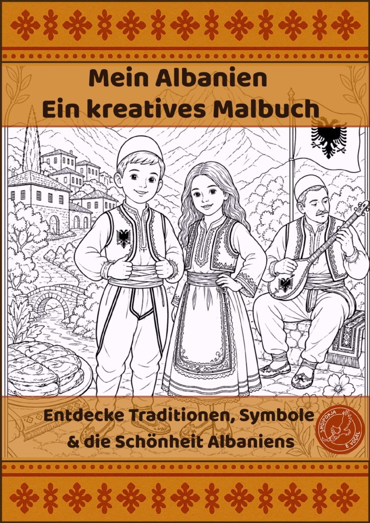 Mein Albanien ein kreatives Malbuch