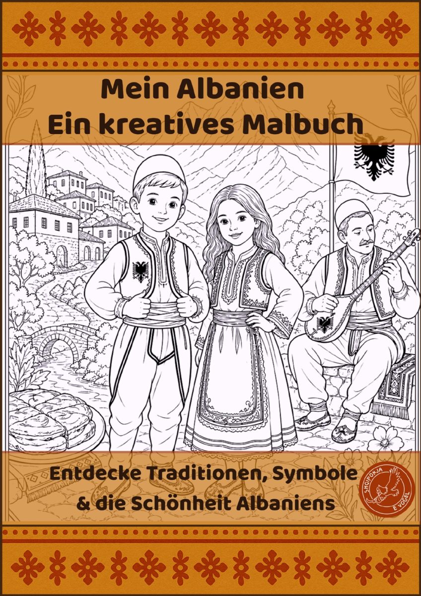 Mein Albanien ein kreatives Malbuch