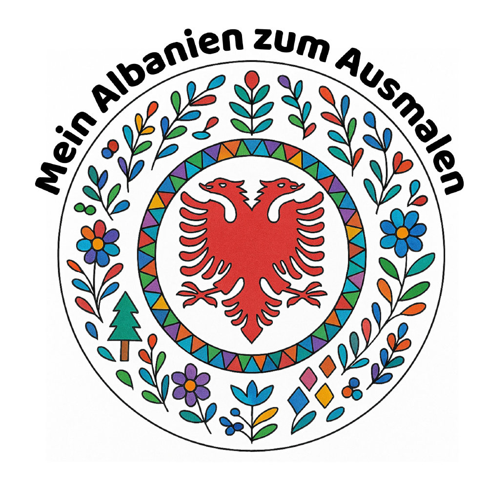 Mein Albanien zum Ausmalen