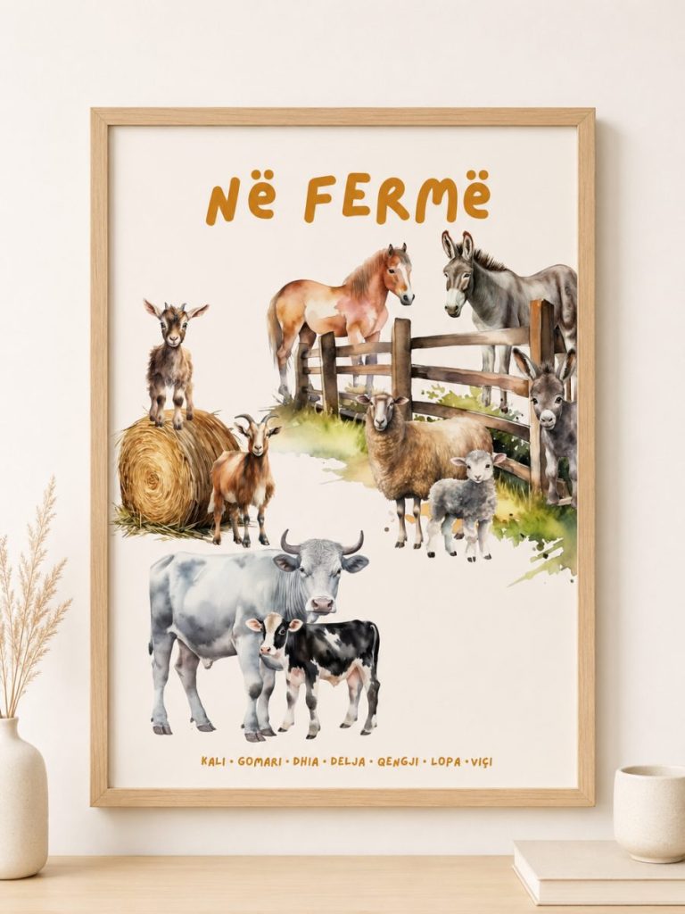 Në fermë – set me dy postera për fëmijë · 5