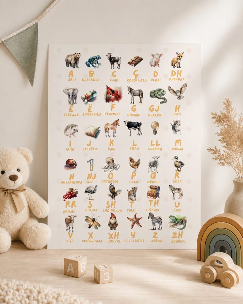 Alfabeti shqip me figura – Edicioni Bretkosa · 9