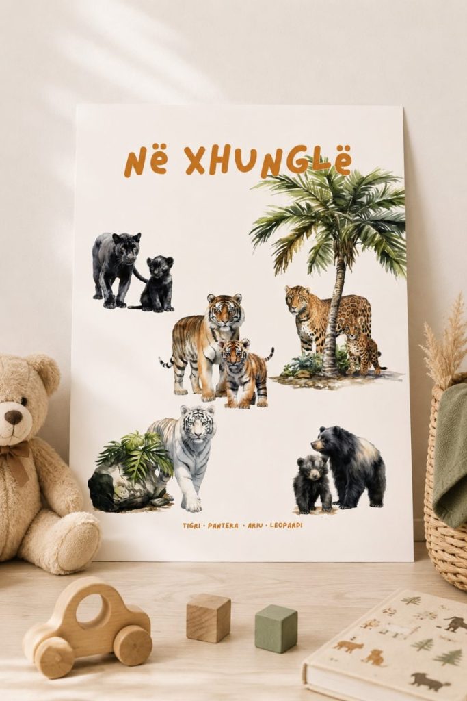 Në xhungël – set me dy postera për fëmijë · 5