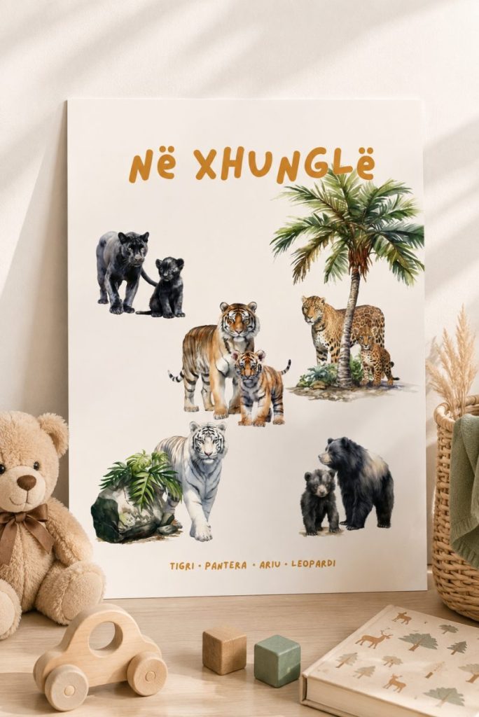 Në xhungël – set me dy postera për fëmijë · 7