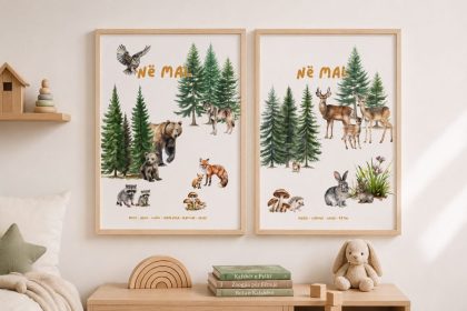 Në mal – set me dy postera për fëmijë