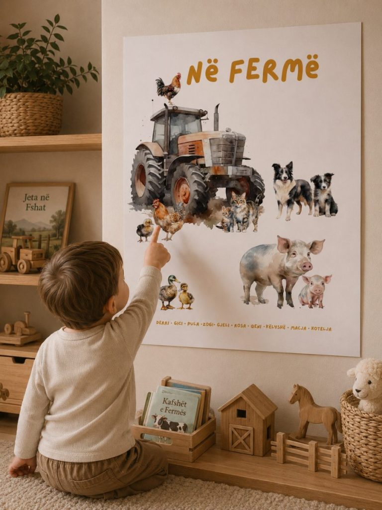 Në fermë – set me dy postera për fëmijë · 6