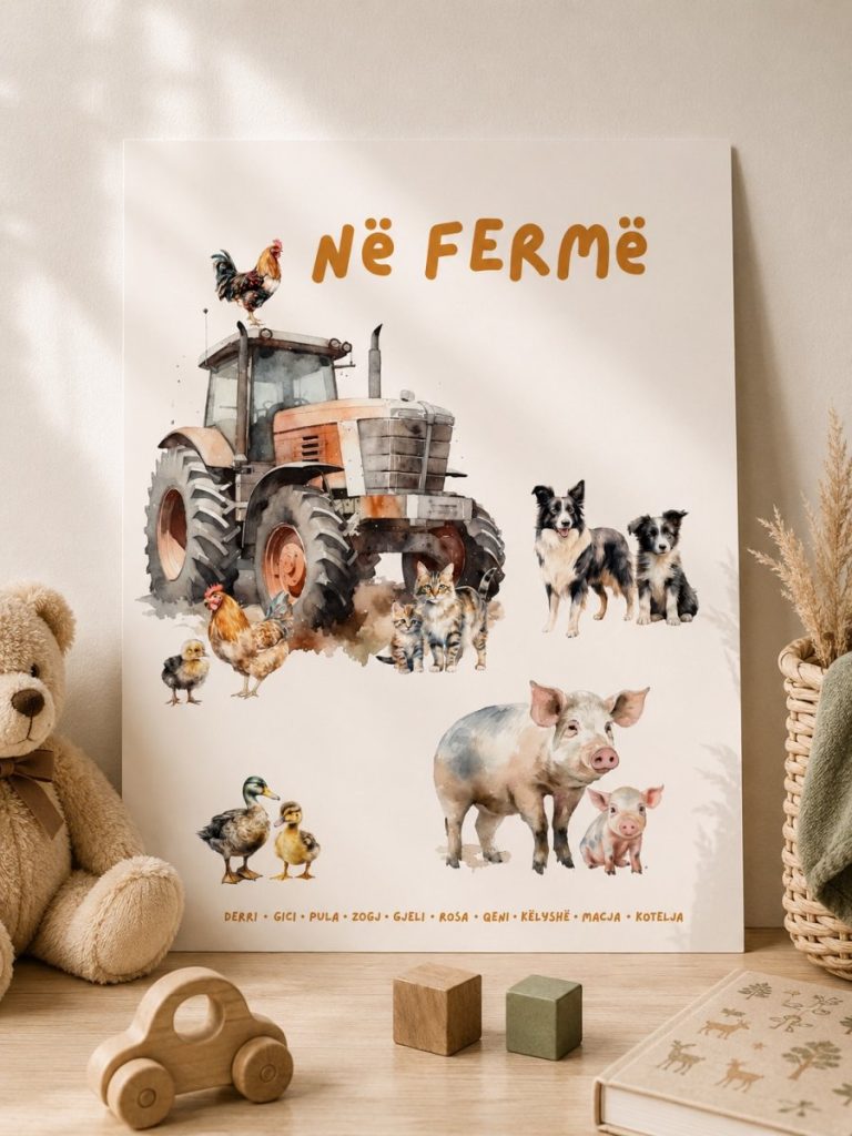 Në fermë – set me dy postera për fëmijë · 3