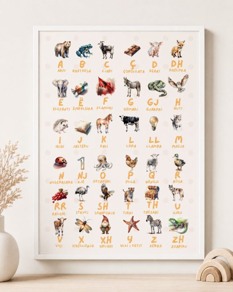 Alfabeti shqip me figura – Edicioni Bretkosa · 8