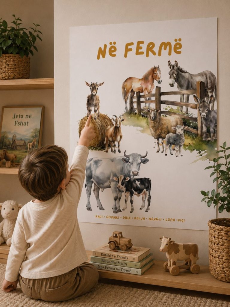 Në fermë – set me dy postera për fëmijë · 4